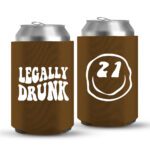 21st Birthday koozies-10-dark brown