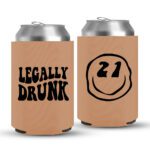 21st Birthday koozies-10-light brown
