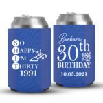 30th Birthday koozies-01-Blue