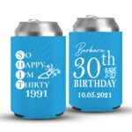 30th Birthday koozies-01-Cyan