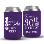 30th Birthday koozies-01-Purple
