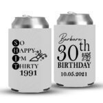 30th Birthday koozies-01-White
