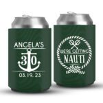 30th Birthday koozies-02-Green