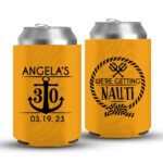 30th Birthday koozies-02-yellow