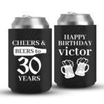 30th Birthday koozies-03-Black