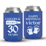 30th Birthday koozies-03-Blue