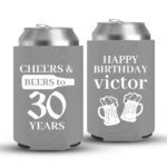 30th Birthday koozies-03-Grey