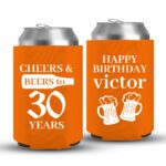30th Birthday koozies-03-Orange