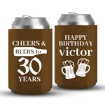 30th Birthday koozies-03-dark brown