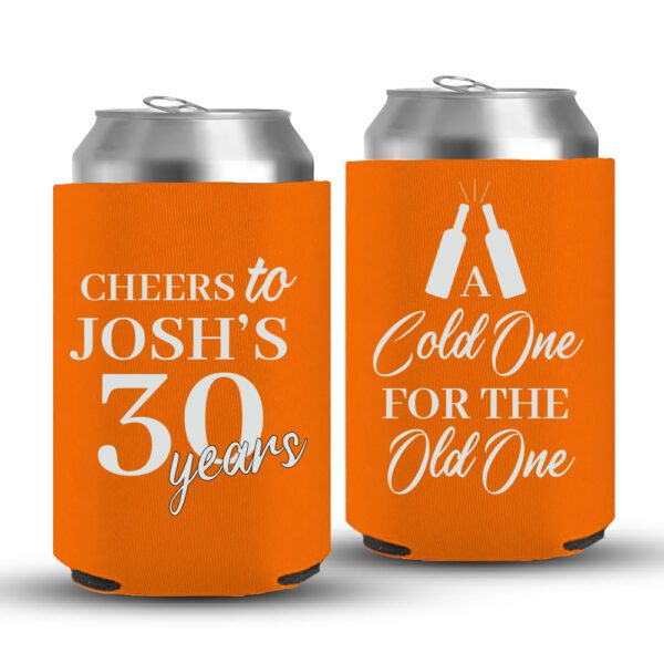 30th Birthday koozies-04-Orange