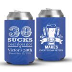 30th Birthday koozies-05-Blue
