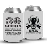 30th Birthday koozies-05-White