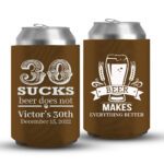 30th Birthday koozies-05-dark brown