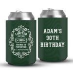 30th Birthday koozies-07-Green