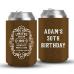 30th Birthday koozies-07-dark brown
