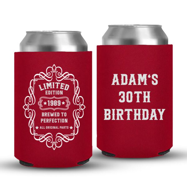 30th Birthday koozies-07-red