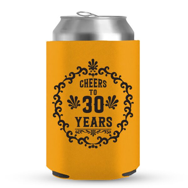 30th Birthday koozies-08-yellow