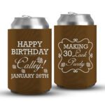 30th Birthday koozies-10-dark brown