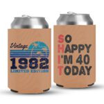 40th Birthday koozies-01-light brown