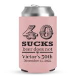 40th Birthday koozies-03-baby pink