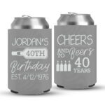 40th Birthday koozies-04-Grey