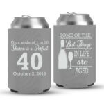 40th Birthday koozies-05-Grey