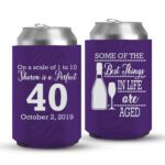 40th Birthday koozies-05-Purple