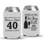 40th Birthday koozies-05-White