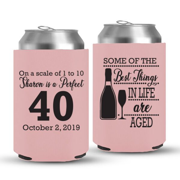 40th Birthday koozies-05-baby pink