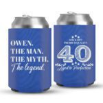 40th Birthday koozies-07-Blue
