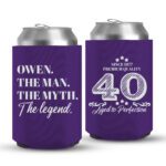 40th Birthday koozies-07-Purple