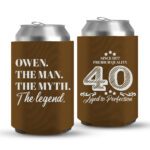 40th Birthday koozies-07-dark brown