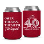 40th Birthday koozies-07-red