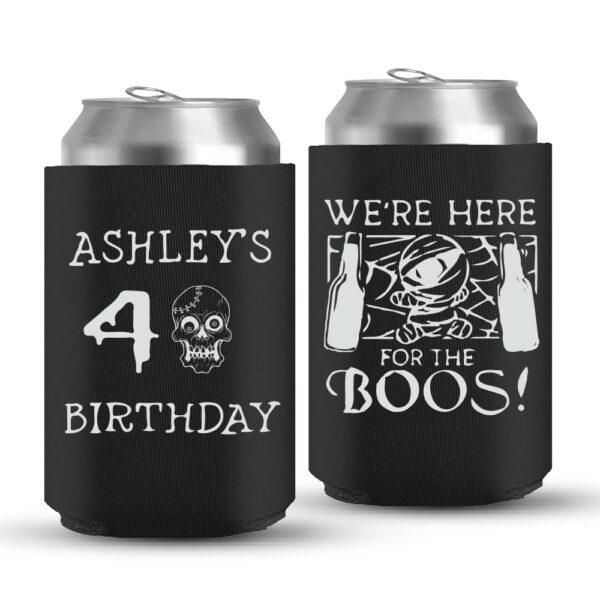 40th Birthday koozies-08-Black