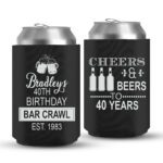 40th Birthday koozies-09-Black