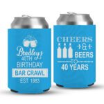 40th Birthday koozies-09-Cyan