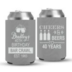 40th Birthday koozies-09-Grey