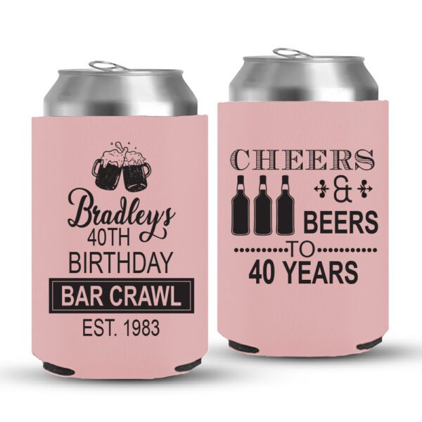 40th Birthday koozies-09-baby pink