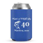 40th Birthday koozies-10-Blue