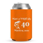 40th Birthday koozies-10-Orange