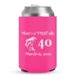 40th Birthday koozies-10-Pink