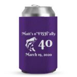 40th Birthday koozies-10-Purple