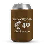 40th Birthday koozies-10-dark brown