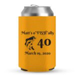 40th Birthday koozies-10-yellow