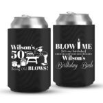 50th Birthday koozies-02-Black