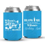50th Birthday koozies-02-Cyan