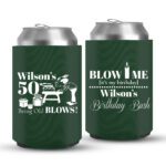 50th Birthday koozies-02-Green