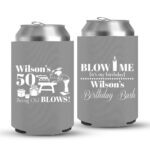 50th Birthday koozies-02-Grey