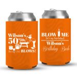 50th Birthday koozies-02-Orange