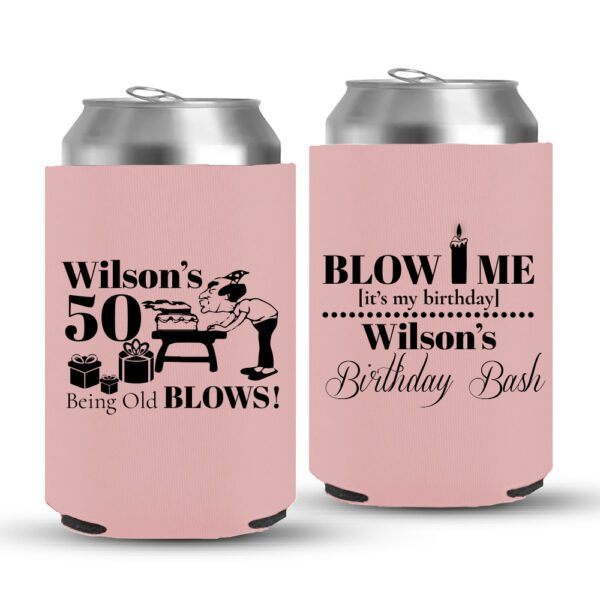 50th Birthday koozies-02-baby pink